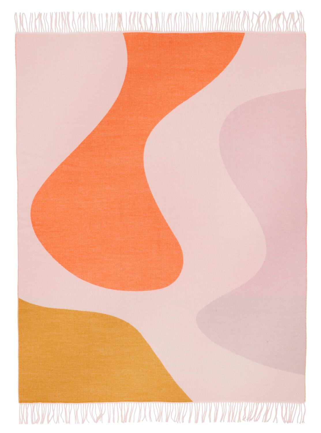 Tæppe, rosa - 130x170cm